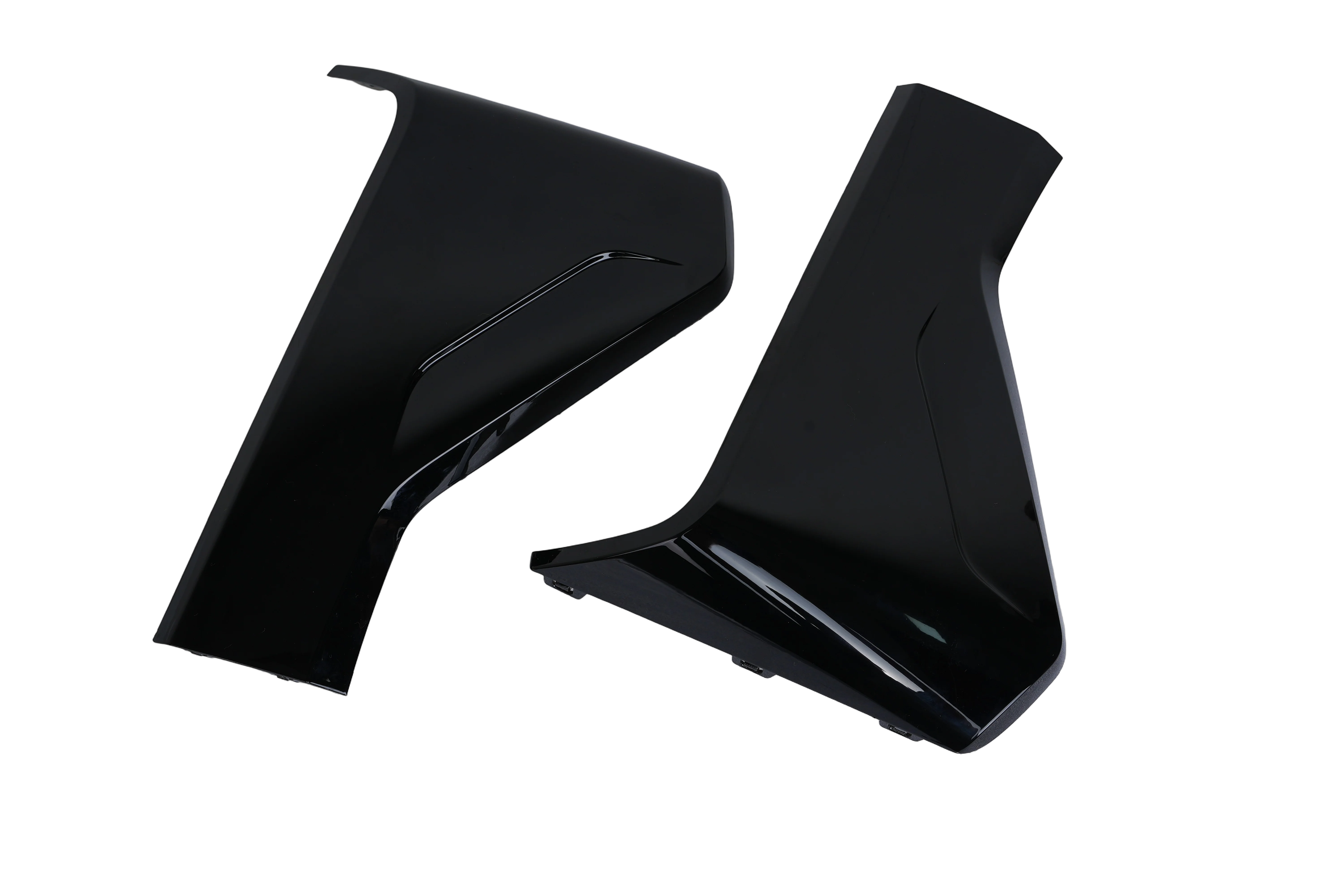 Motorcycle Side Fairing Panels (Black) MSP-02