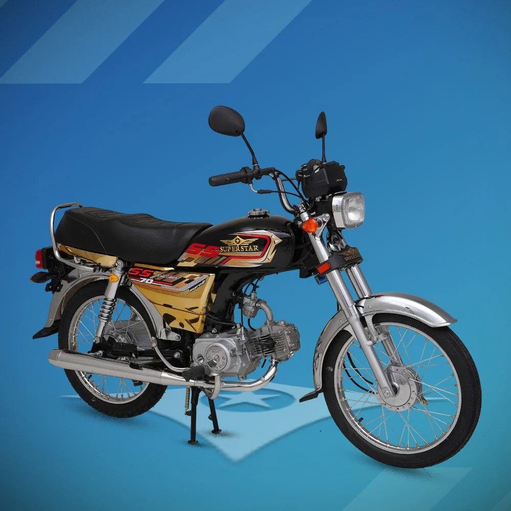 Super Star 70cc | 4 Gears | Golden Chrome– 2026 Model - Image 4