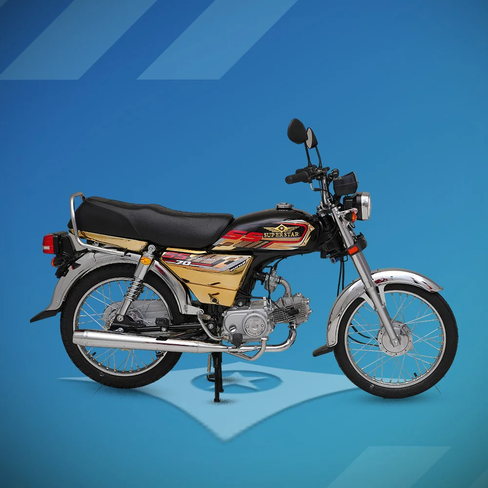 Super Star 70cc | 4 Gears | Golden Chrome– 2026 Model - Image 5