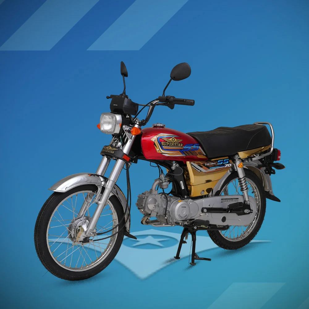 Super Star 70cc | 4 Gears | Golden Chrome– 2026 Model - Image 6