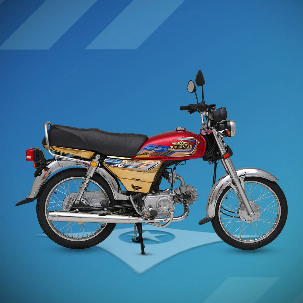 Super Star 70cc | 4 Gears | Golden Chrome– 2026 Model - Image 9