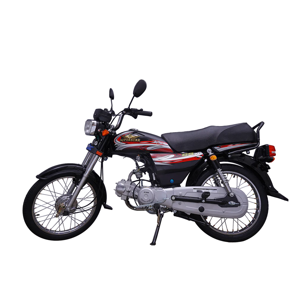 Super Star 70cc | 4 Gears | Red & Black– 2025 Model